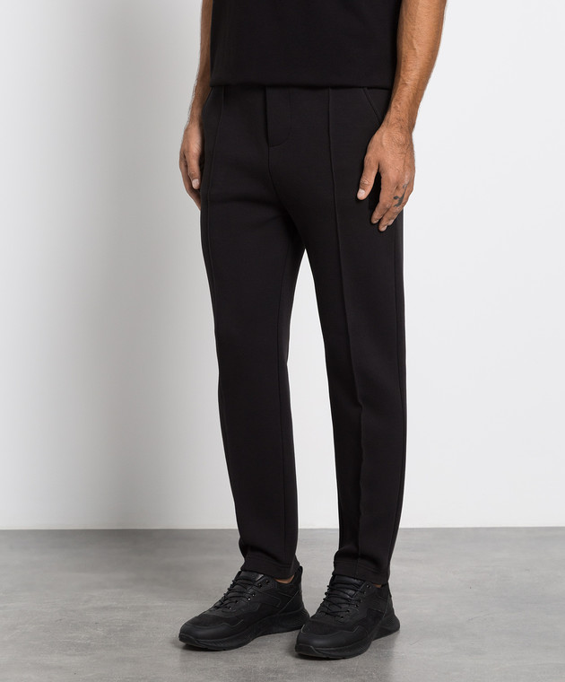 Mackage Чорний спортивний штани Jamil з логотипом JAMIL зображення 3