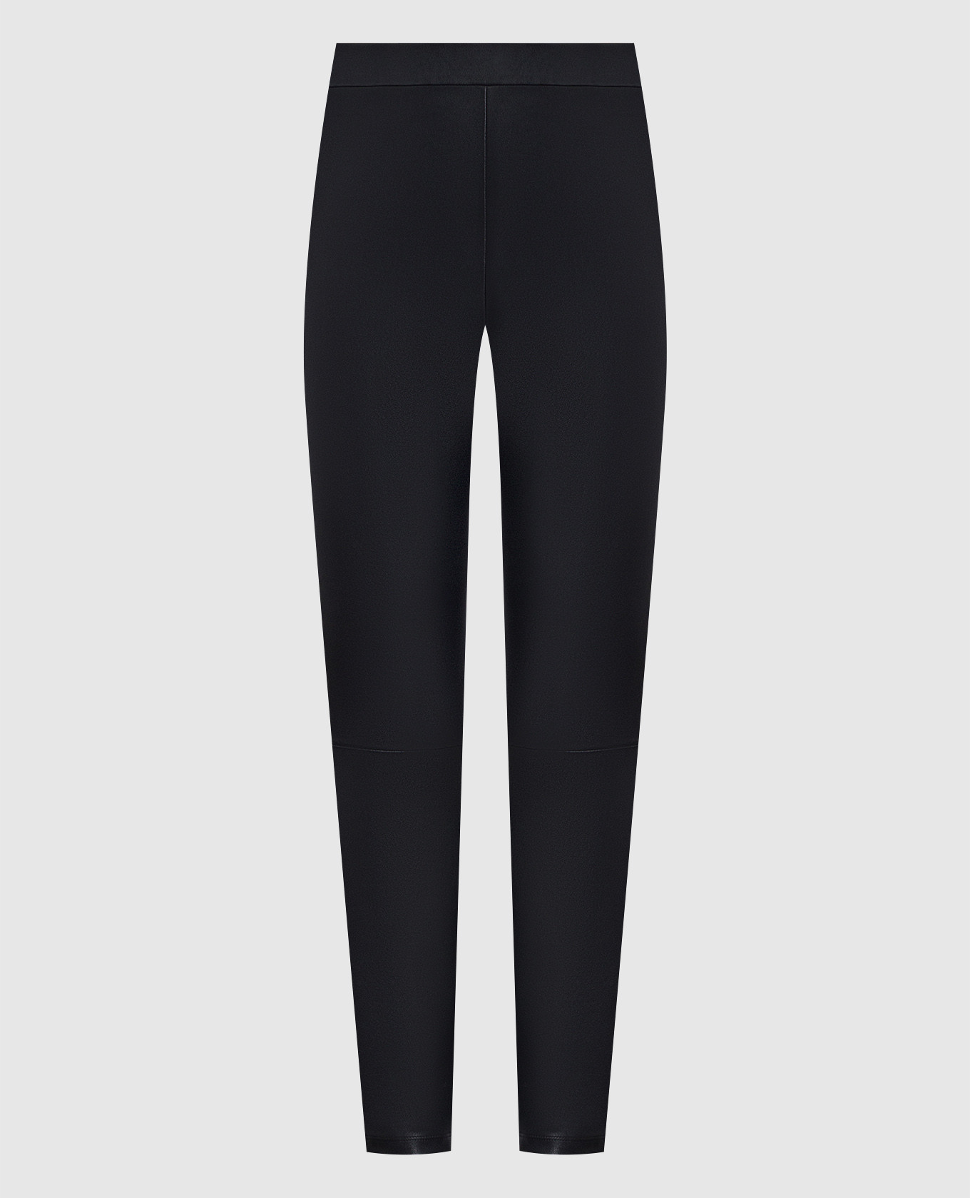 

Черные кожаные леггинсы, Черный, Леггинсы