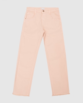 Brunello Cucinelli Дитячі рожеві джинси BH150P414C