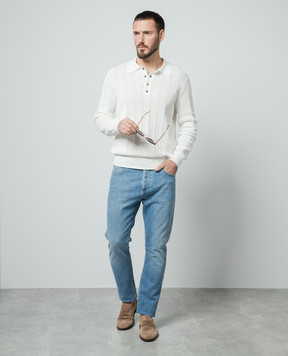 Brunello Cucinelli Блакитні джинси з логотипом M283PX1290