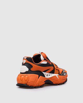Off-White Помаранчеві комбіновані кросівки Glove Slip On OMIA284F23FAB001