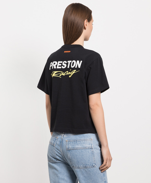 Heron Preston Black t-shirt with logo print HWAA032S23JER008 image 4