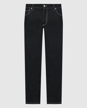 Dolce&Gabbana Черные джинсы с логотипом GY07CDG8KN4