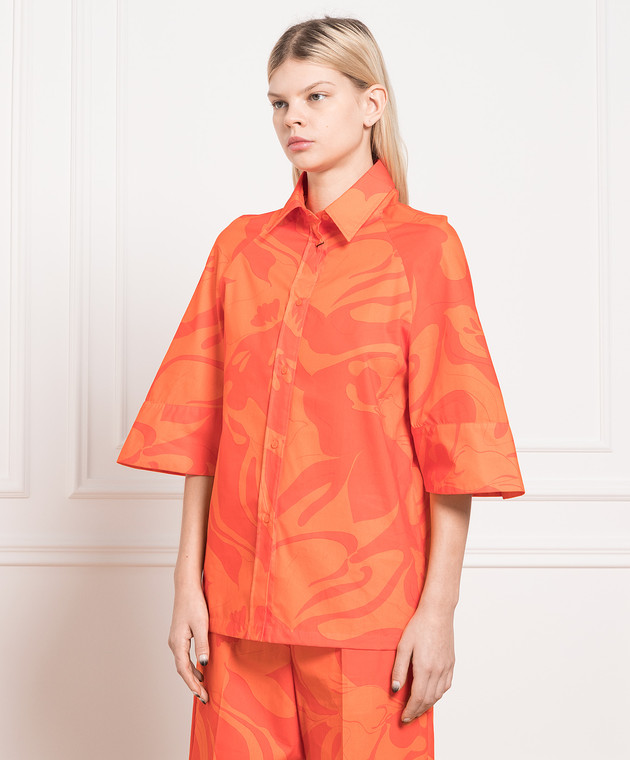 Etro Orange shirt in an abstract print D123924280 изображение 3