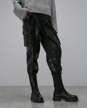 Ermanno Scervino Чорні штани-карго D437P316EYU