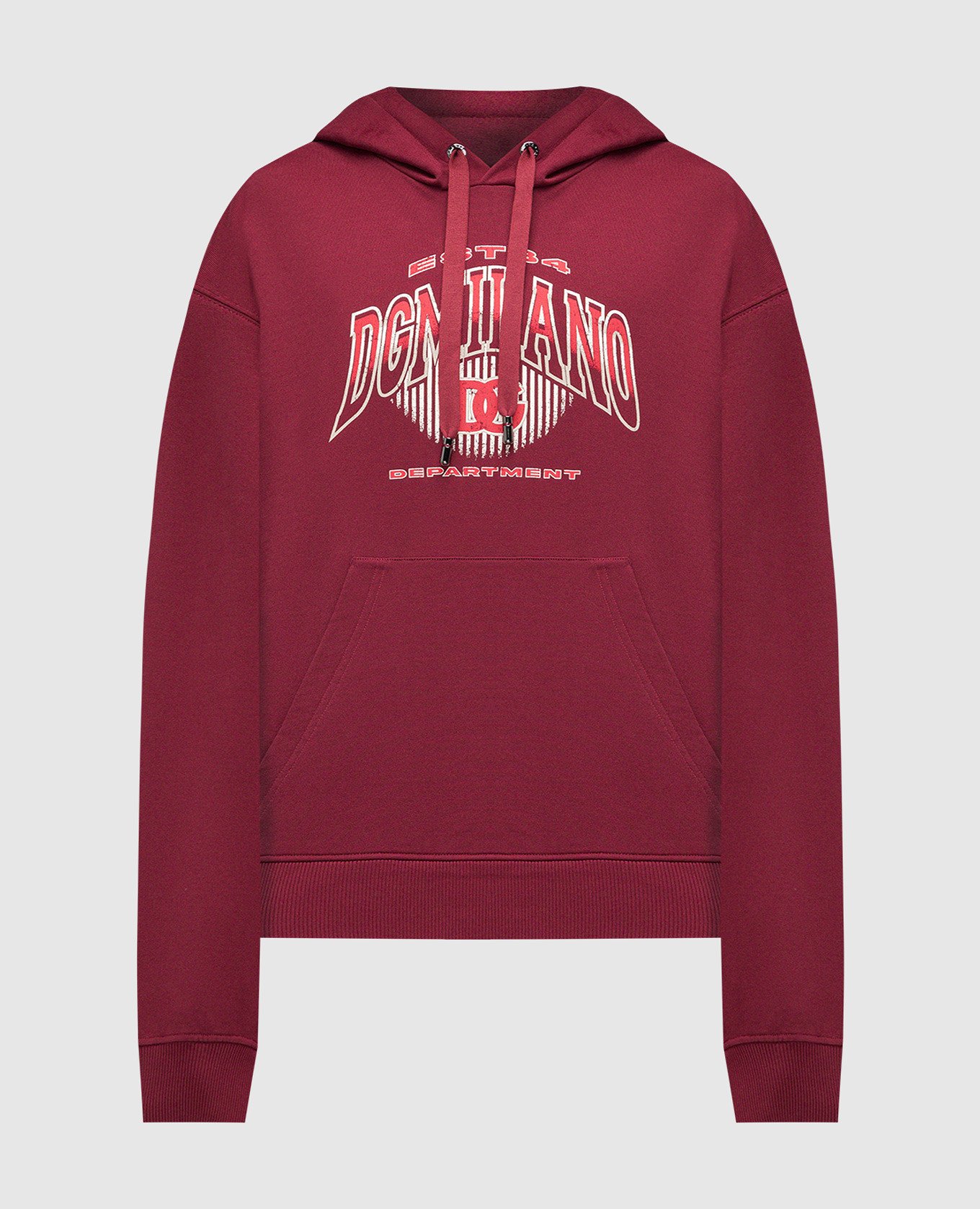 

Бордовые худи с логотипом, Бордовый, Худи