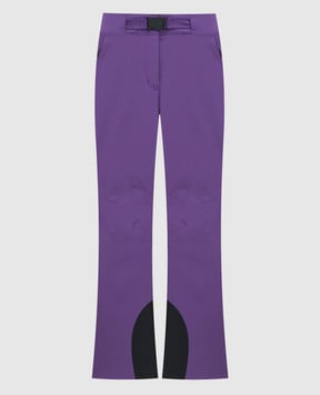 Moncler Grenoble Фиолетовые горнолыжные брюки с логотипом 2A6074053066