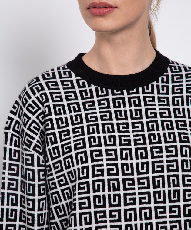Givenchy Кашеміровий светр у візерунок емблеми 4G BW90E34ZAA зображення 5