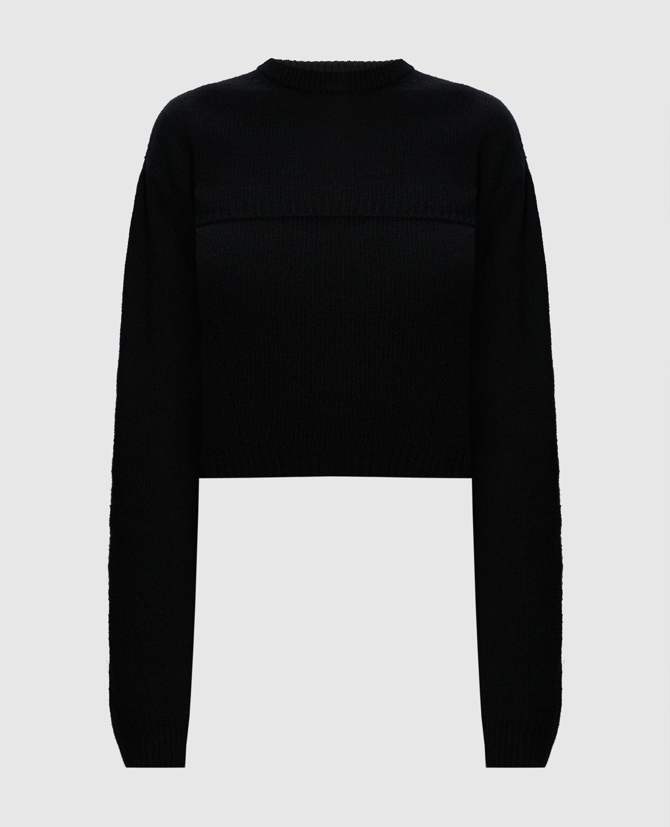 Черный свитер-трансформер