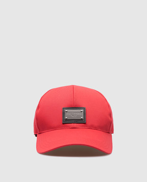 Dolce&Gabbana Красная кепка с логотипом патча GH590AGF421