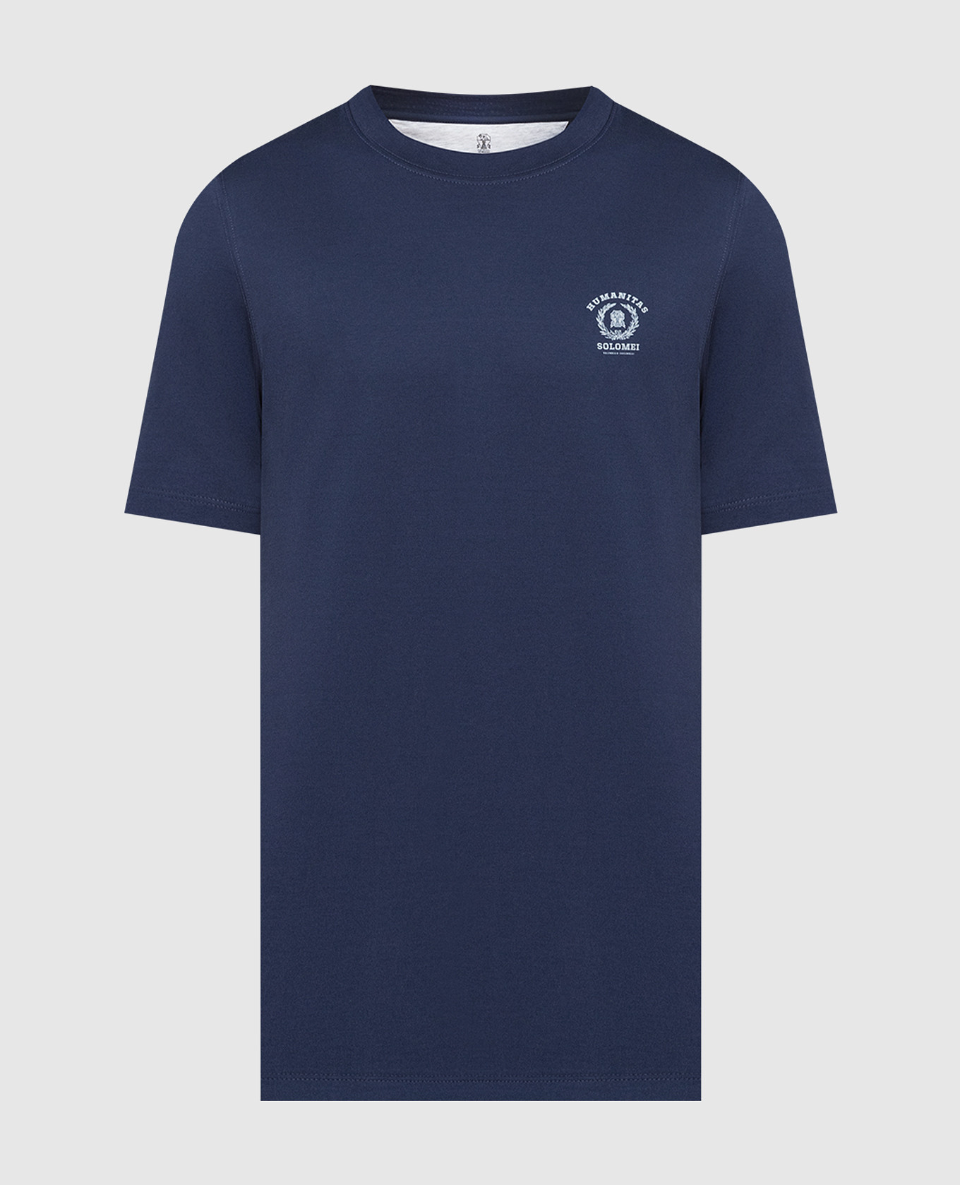 Blue t-shirt with logo print