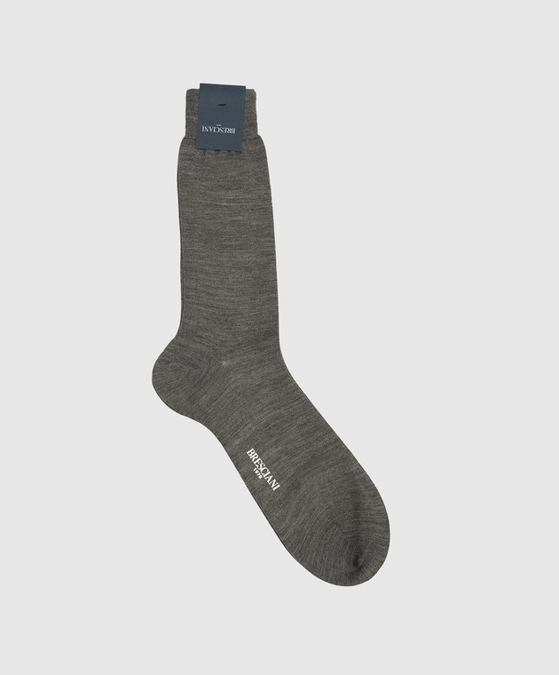 Bresciani Gray socks MC001UN0006XX