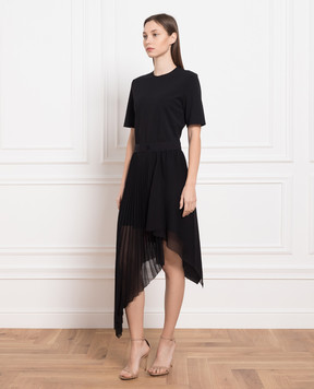 Givenchy Черное платье с плиссированием BW21J912YT