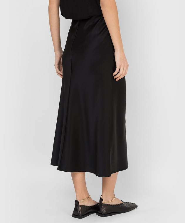 Toteme Чорна спідниця міді 221318705 зображення 4