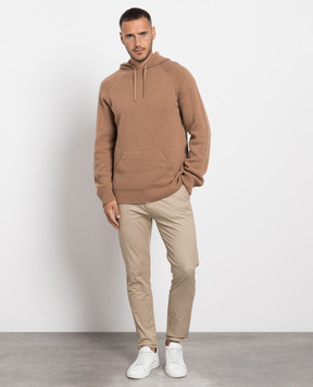 Cashmere&Whiskey Коричневые худи из кашемира MU8651305341R