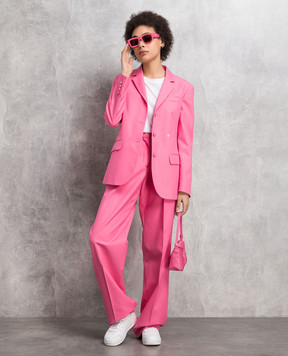 Palm Angels Рожевий жакет Miami PWEN027S23FAB001