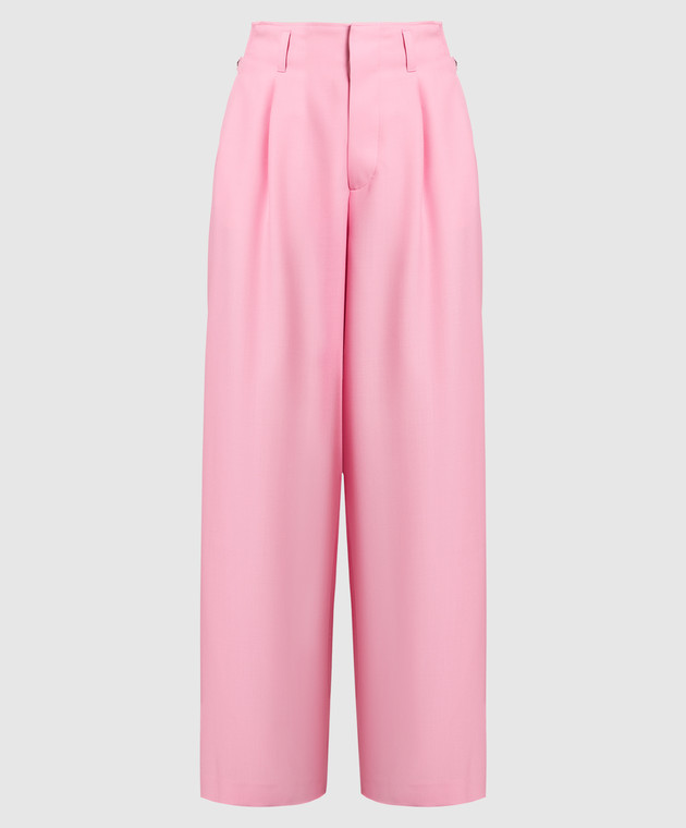 AMBUSH Pink pants made of wool BWCA039S23FAB002