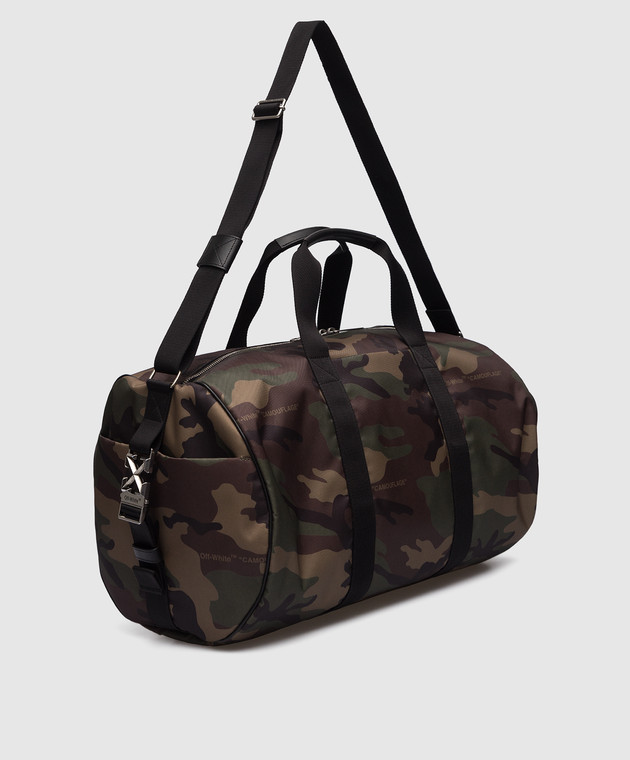 Off-White Arrows camouflage-print Duffle Bag