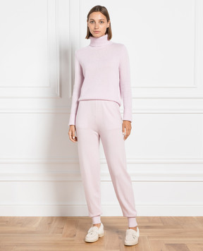 Allude Розовые спортивные штаны из кашемира 23511117