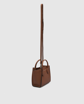 Ermanno Scervino Коричнева шкіряна сумка-тоут Maggie D433S362CZY