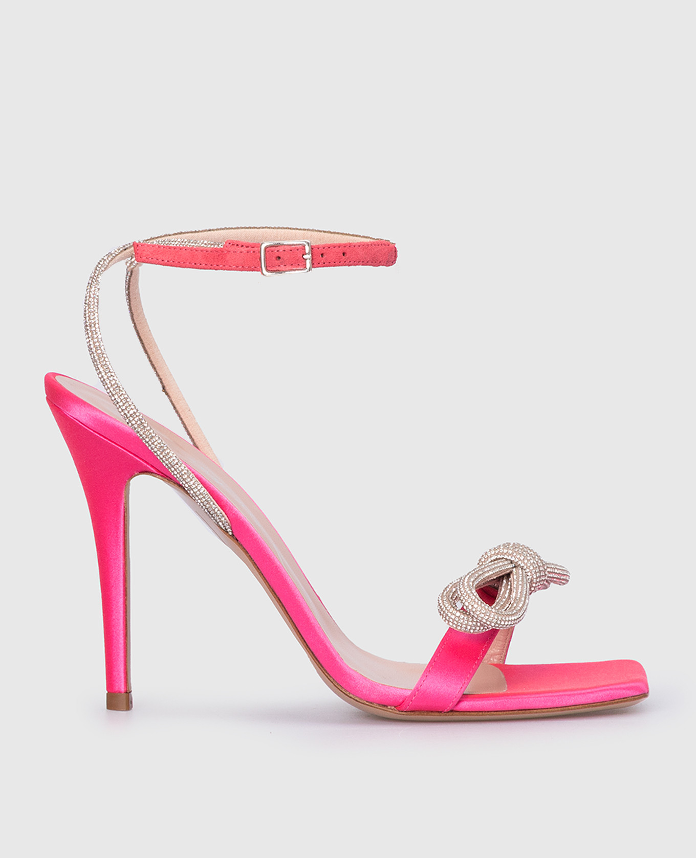 Miranda pink crystal sandals