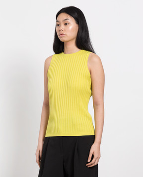 Allude Жовтий топ у рубчик 22263004