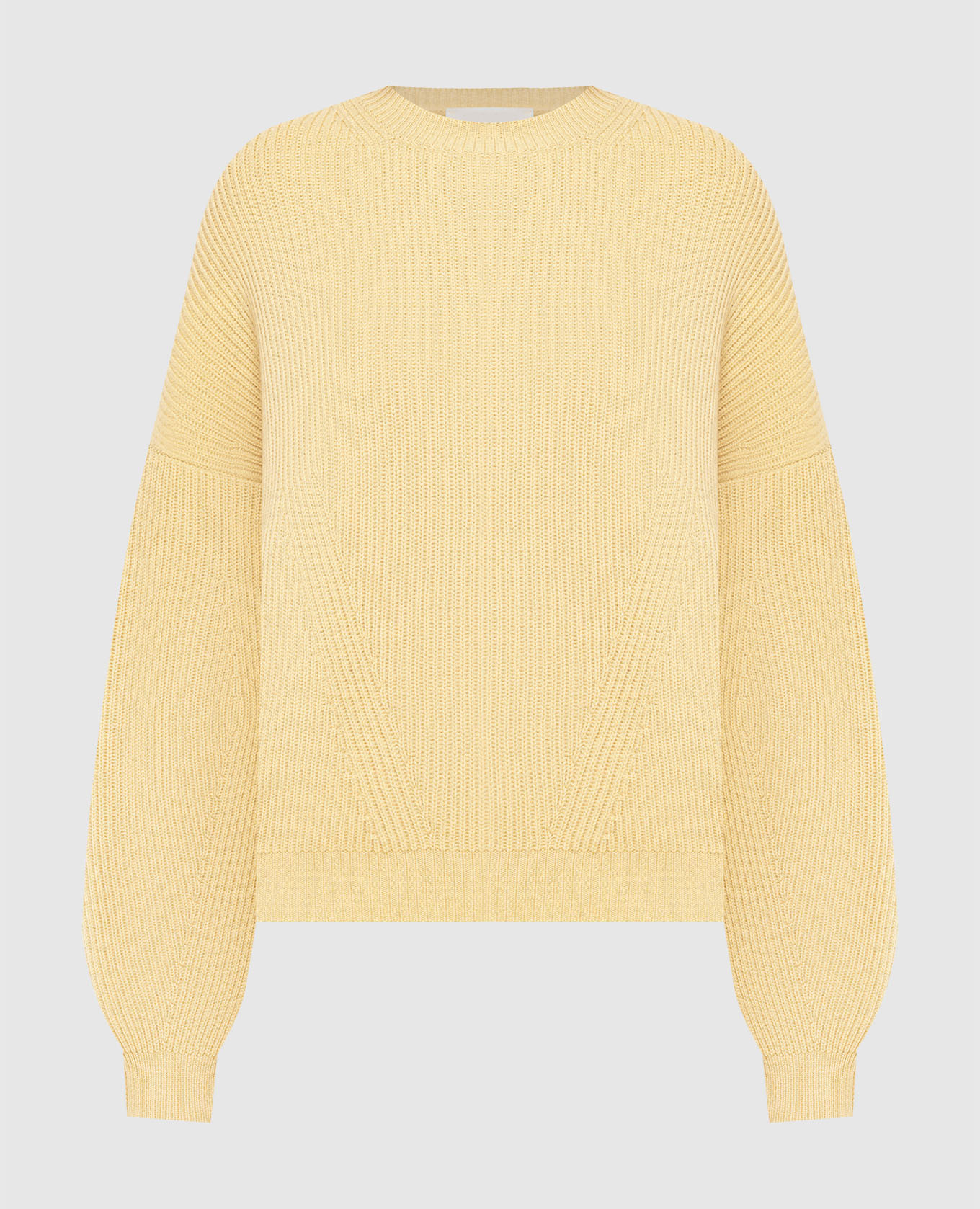 Желтый свитер из кашемира