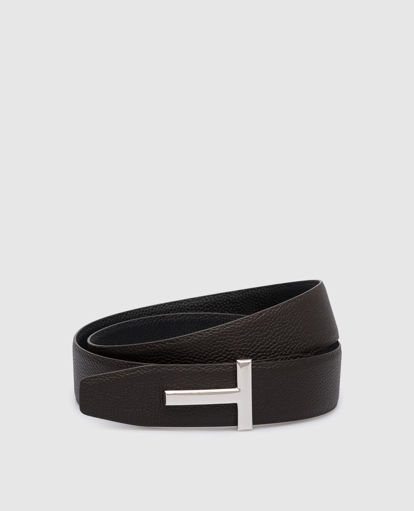 T ICON brown leather belt