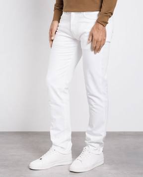 Loro Piana Белые джинсы с логотипом FAM5351