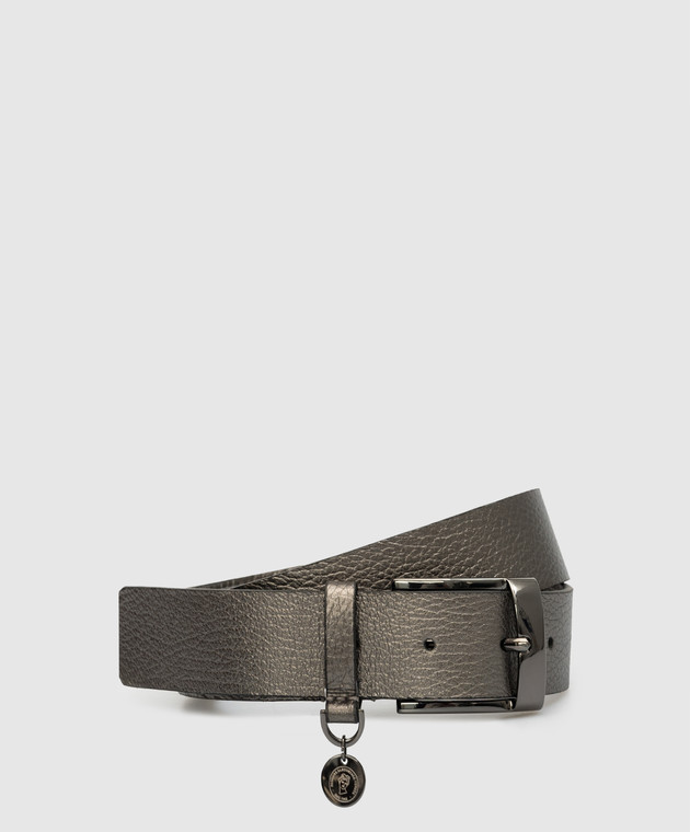 Peserico Silver leather belt S32545C009443