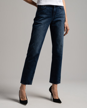 Dolce&Gabbana Синие джинсы бойфренды с логотипом FTAIADG8KR4