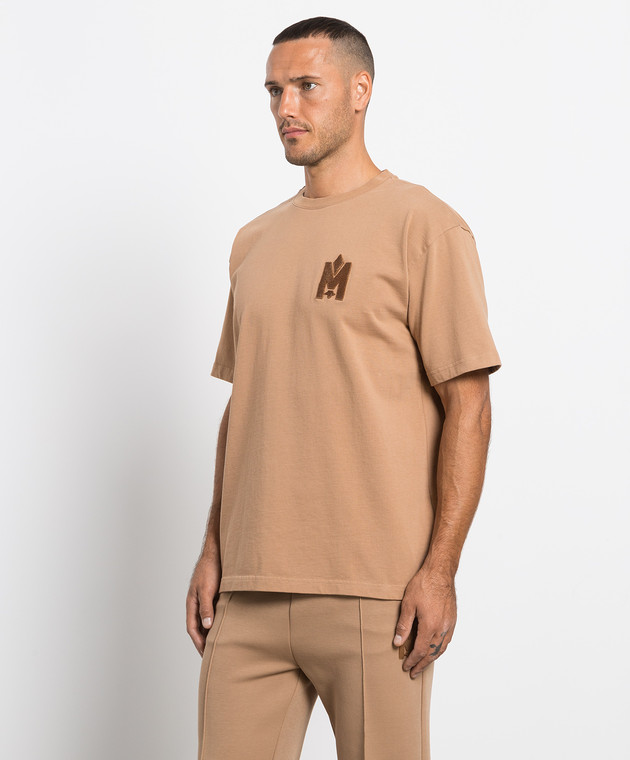 Mackage Темно-бежевая футболка Tee с логотипом TEE изображение 3