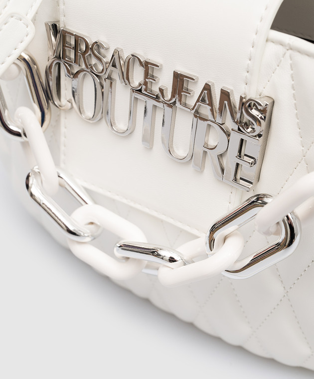 Versace Jeans Couture Біла сумка крос-боді з логотипом 74VA4BB5ZS409 зображення 5