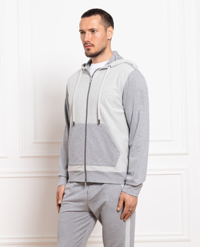 ISAIA Серая спортивная кофта MCFX38J0363