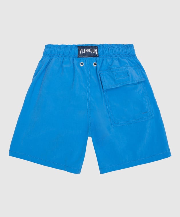 Vilebrequin Children's blue Jim swimming shorts with a water-reactive effect JIMU3D17 image 2
