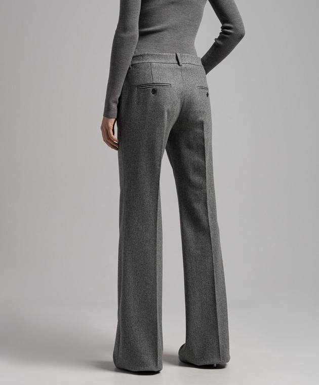 Michael Kors Gray pants made of wool DPA7390064039 image 4