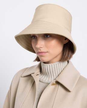 Loro Piana Бежева панама з логотипом FAM3127