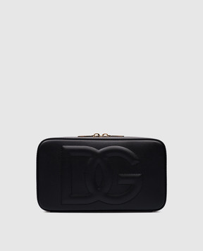 Dolce&Gabbana Черная кожаная сумка кросс-боди DG LOGO BB7289AW576