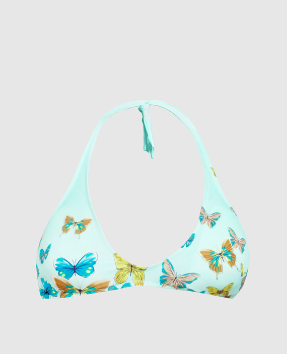 Blue bodice from Like swimsuit in a print