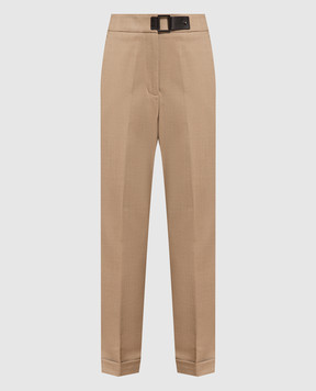 Peserico Світло-коричневі штани з відворотами P0482402652