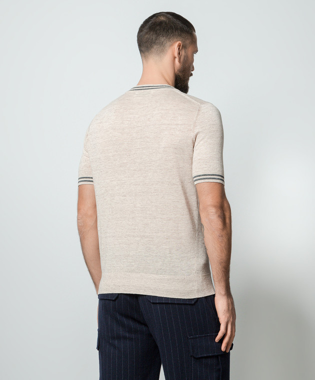 Brunello Cucinelli Бежевый джемпер M2L18300CL432 изображение 4