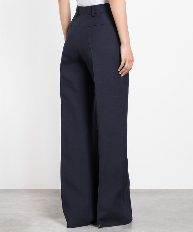 Valentino Blue trousers made of wool and silk 3B3RB5D01CF image 4