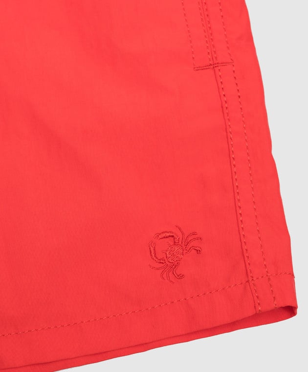 Vilebrequin Children's red Jim swimming shorts with a water-reactive effect JIMU3D53 image 3