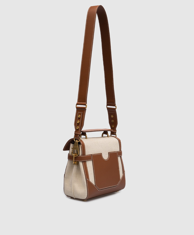 Balmain Сумка-сетчел B-Buzz с логотипом AN1DB530TCFE изображение 3