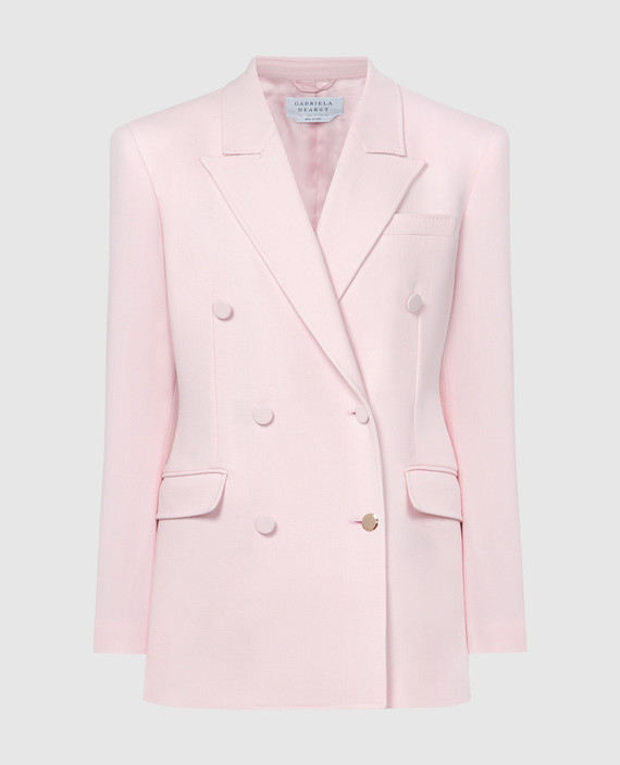 Gavin pink double-breasted jacket