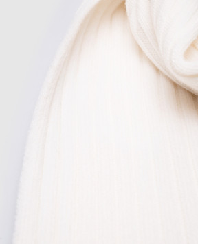 Allude Белый шарф из кашемира 23511431