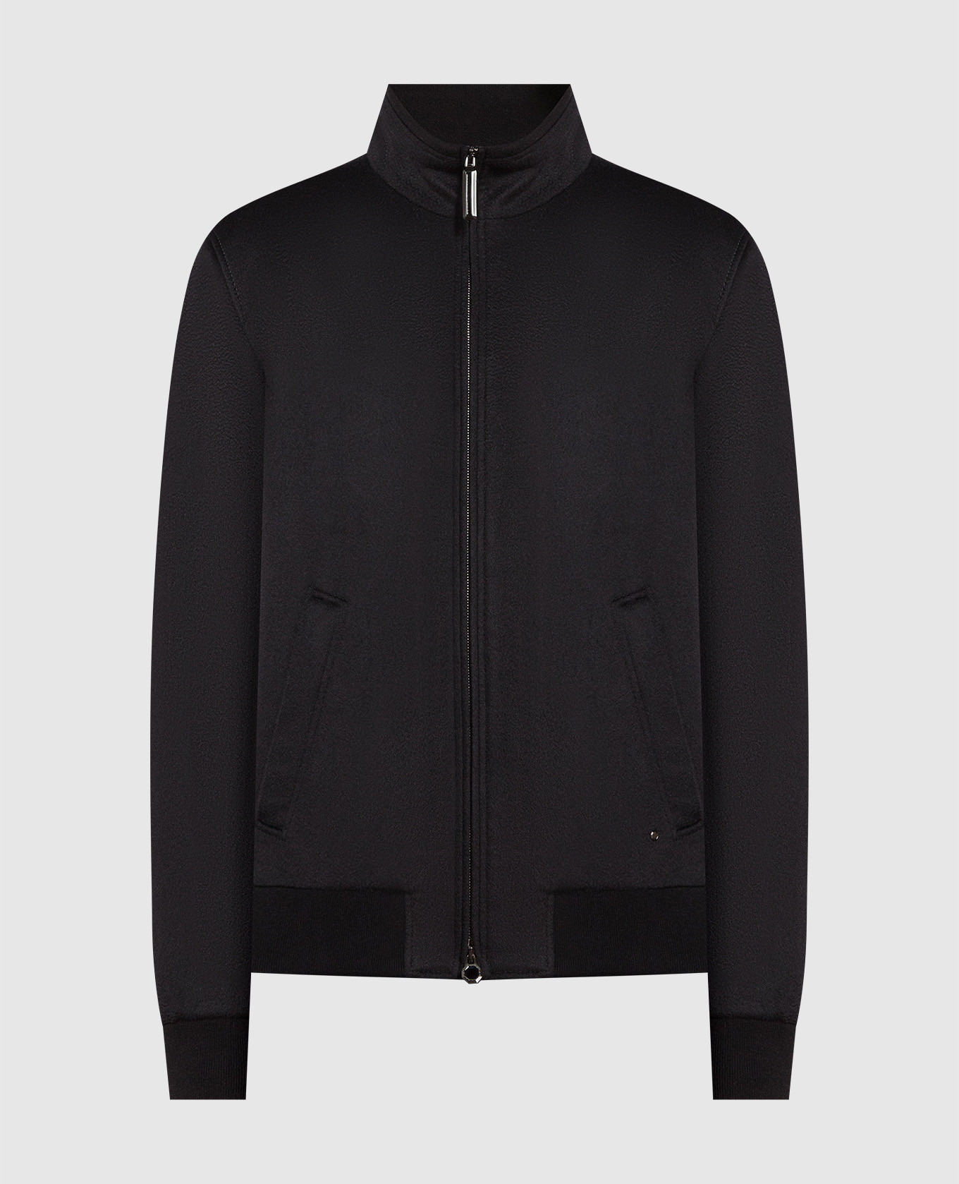 

Черная куртка из кашемира, Черный, Куртки