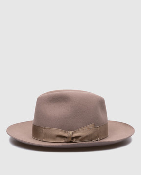 Borsalino Коричневая шляпа Amedeo 110757