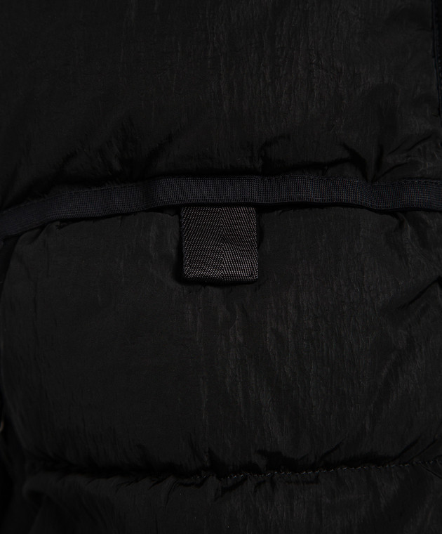 C.P. Company Черный пуховый жилет с логотипом MOW030A006369G изображение 5