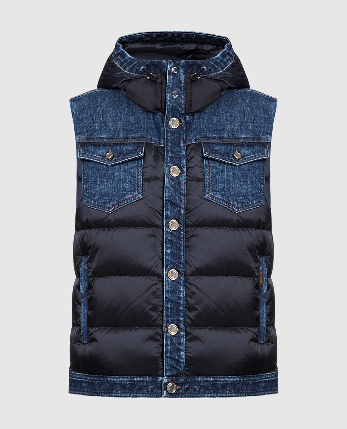 

Комбинированный жилет DEPERO-104S, Синий, Верхняя одежда